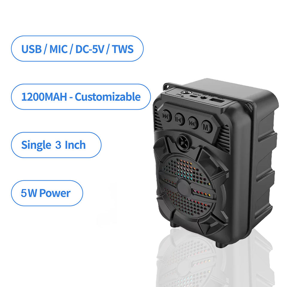 اسپیکر بلوتوثی ۳ اینچ طرح چمدانی مدل ZQS-1315