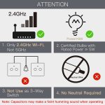 کلید تک پل هوشمند سفید لمسی TUYA با قابلیت کنترل از طریق WiFi و RF433MHz