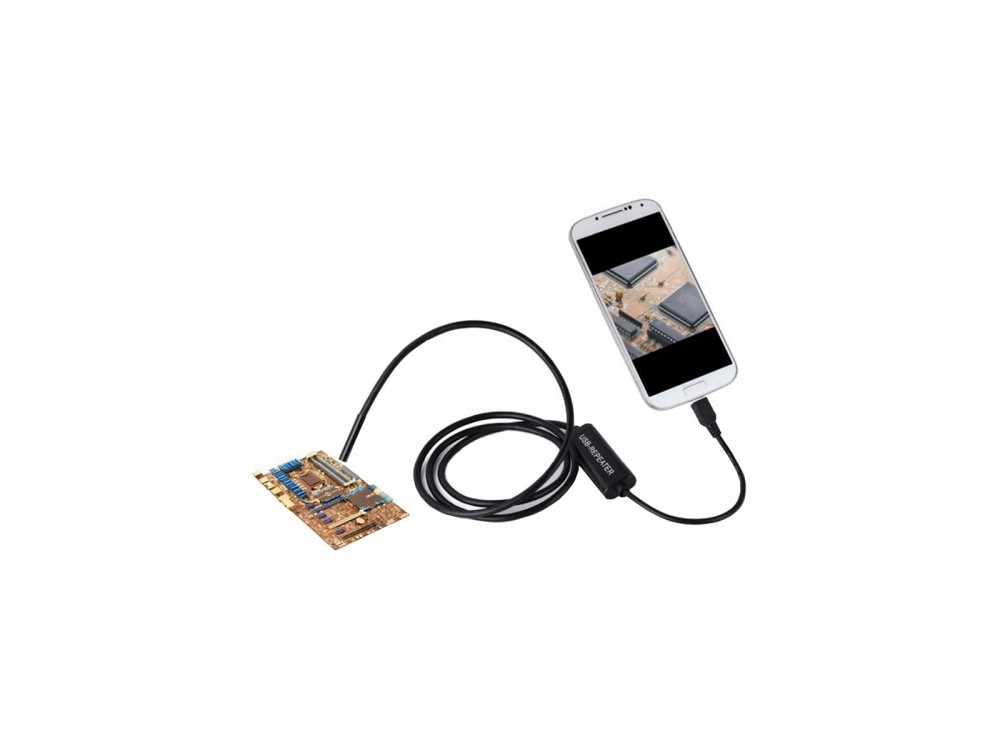 دوربین ( آندوسکوپ ) 1.3 مگاپیکسل لنز 7mm کابل 2 متر ارتباط USB سازگار با ویندوز و اندروید