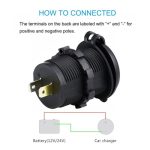 شارژر USB خودرویی روپنلی گرد دو خروجی 2.1 آمپر