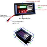 ماژول نمایشگر سطح شارژ باترى اسیدی روپنلی 12V دارای 2 خروجی USB