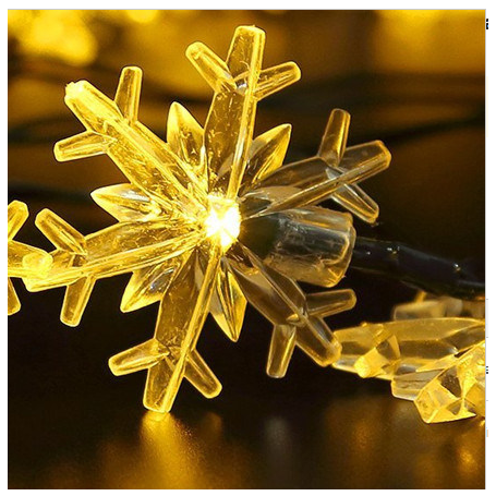 ریسه LED مفتولی سفید آفتابی سه متری طرح دانه برف