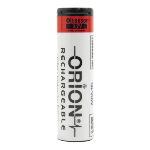 باتری لیتیوم یون 3.7v سایز 18650 سرتخت 2000mAh ضریب جریان 15C مارک ORION مناسب برای انواع ویپ