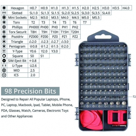 ست پیچ گوشتی 115 تکه مدل 11501