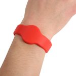 تگ RFID دستبندی سیلیکونی 125KHZ قطر 60mm رنگ آبی