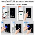 دستگاه اکسس کنترل هوشمند TUYA با قابلیت کنترل از طریق WIFI و تگ 13.56MHZ/125KHz مدل S10