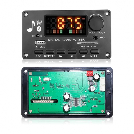 پخش کننده MP3 PLAYER پنلی بلوتوثی ولوم دار دارای آمپلی فایر 2X40W مدل KH-G022