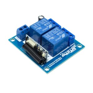 فرستنده گیرنده 2 کاناله صنعتی 433MHZ رادیویی با ریموت کد لرن ایرانیک