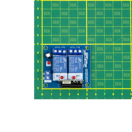 فرستنده گیرنده 2 کاناله صنعتی 433MHZ رادیویی با ریموت کد لرن ایرانیک