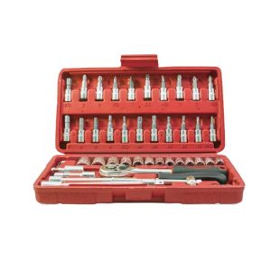 جعبه بکس 1/4 اینچ 46 پارچه