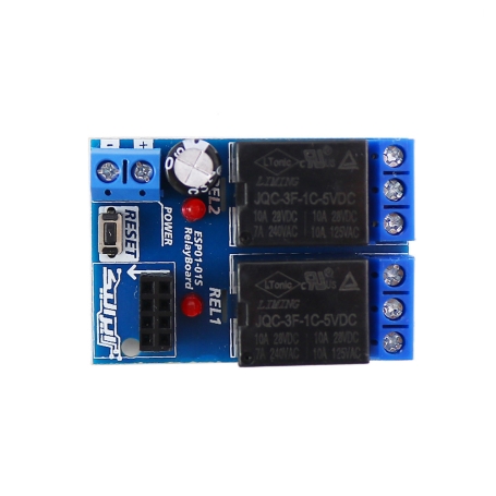 برد توسعه ماژول ESP8266 دو رله 5 ولت مخصوص هوشمند سازی ایرانیک