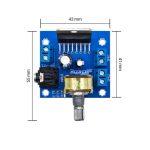 ماژول آمپلی فایر 2X30W با تراشه TDA7377 ایرانیک