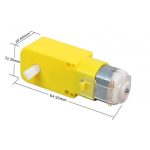 موتور گیربکس پلاستیکی دو طرفه Y1:48 250RPM