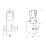 موتور گیربکس پلاستیکی دو طرفه Y1:48 250RPM