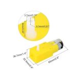 موتور گیربکس پلاستیکی یک طرفه B1:48 250RPM
