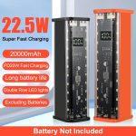 کیس پاوربانک شفاف فست شارژ مدل BQ-S18PD با قابلیت PD 22.5W