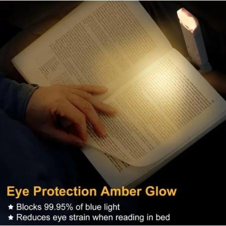 چراغ LED مطالعه گیره ای مشکی با قابلیت شارژ