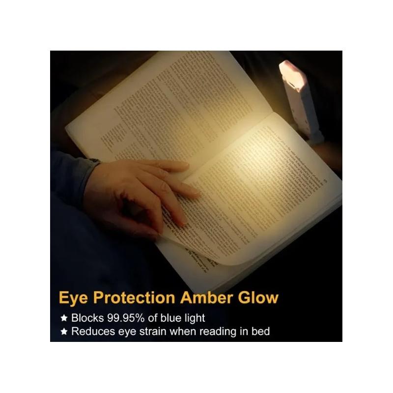 چراغ LED مطالعه گیره ای سفید با قابلیت شارژ