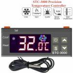ترموستات صنعتی 12VDC دیجیتال STC-3000