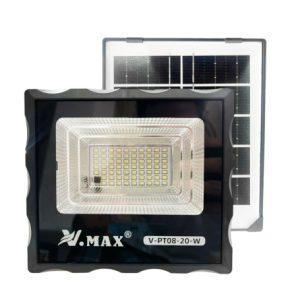 پروژکتور خورشیدی 20 وات V.MAX مدل V-PT08-20-W