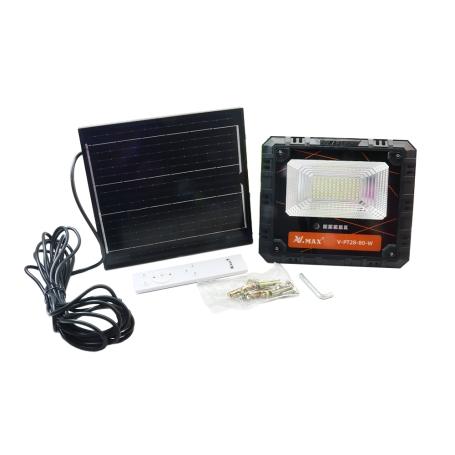 پروژکتور خورشیدی 80 وات V.MAX مدل V-PT28-80-W