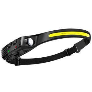 چراغ پیشانی شارژی COB ژله ای سنسور دار مدل W689