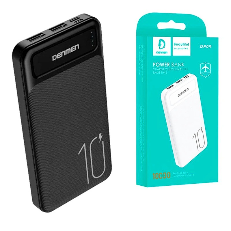 پاوربانک دنمن مدل DP09 ظرفیت 10000 میلی آمپر ساعت