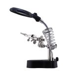 گیره مونتاژ ذره بین دار بزرگ به همراه پایه هویه TE-801