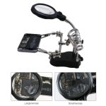 گیره مونتاژ ذره بین دار بزرگ به همراه پایه هویه TE-801