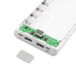 کیس پاوربانک 20000mAh دو خروجی USB به همراه نمایشگر و برد 8 باتری مدل C18