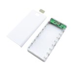 کیس پاوربانک 20000mAh دو خروجی USB به همراه نمایشگر و برد 8 باتری مدل C18