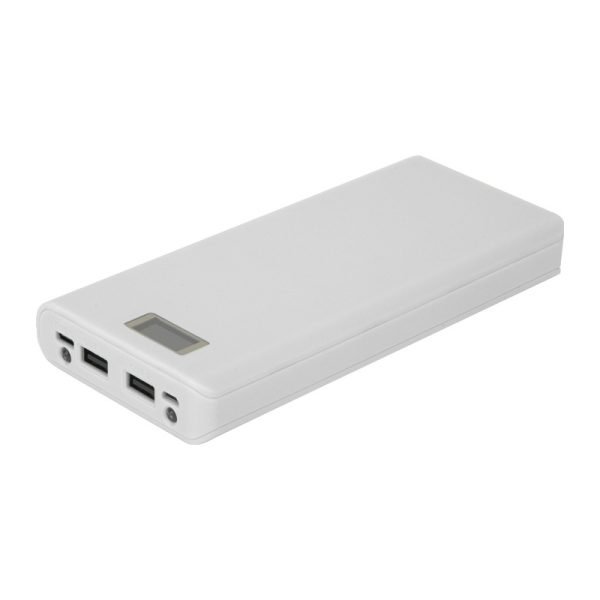 کیس پاوربانک 20000mAh دو خروجی USB به همراه نمایشگر و برد 8 باتری مدل C18