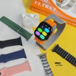 ساعت هوشمند KEQIWEAR مدل KW52 Ultra3 به همراه ایرپاد پرو و 7 عدد بند