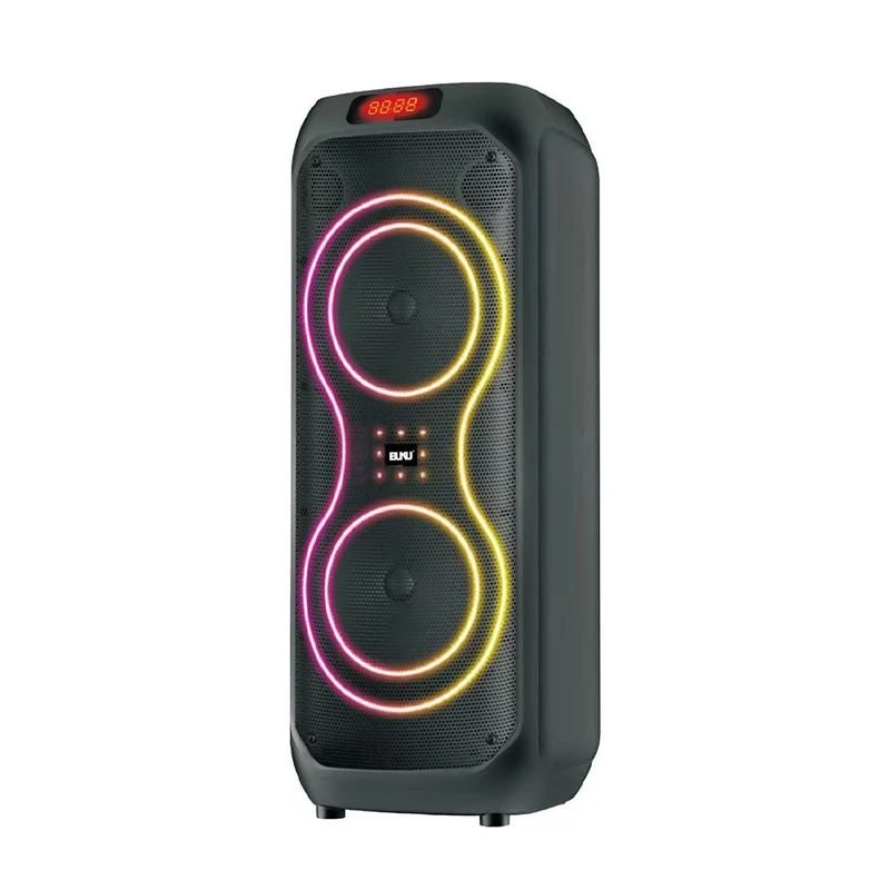 اسپیکر بلوتوثی قابل حمل بوکو مدل BS-086 به همراه میکروفون و ریموت کنترل