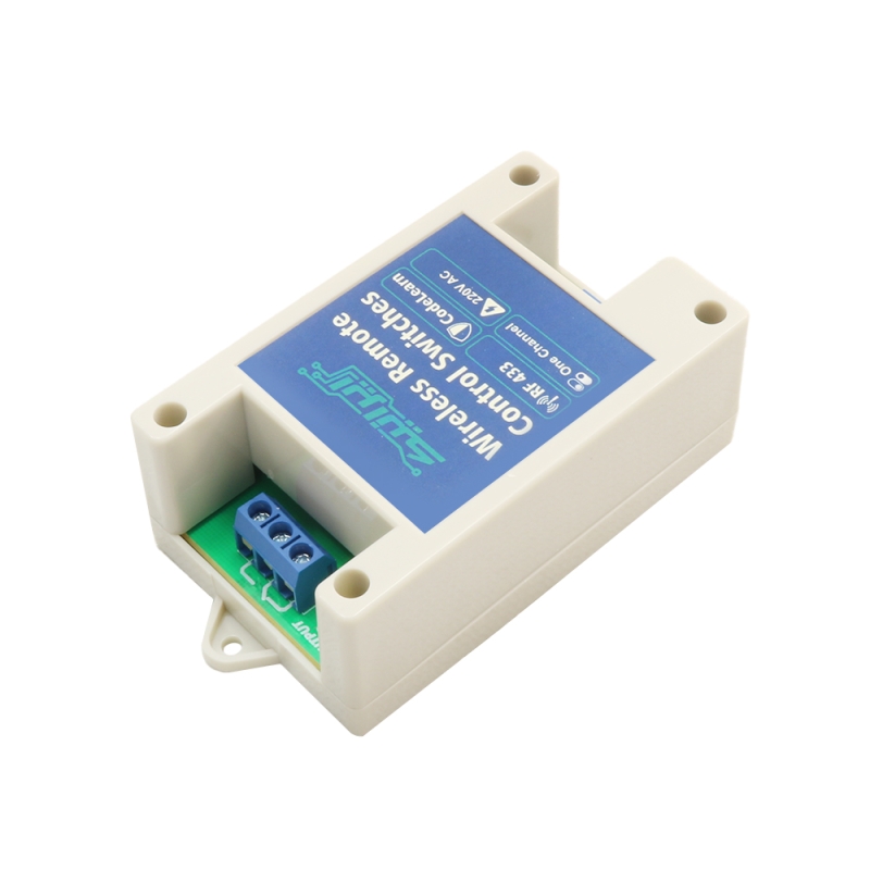ریموت کنترلر تک کاناله صنعتی کد لرن 220 ولت قابدار 433MHz رادیویی ایرانیک