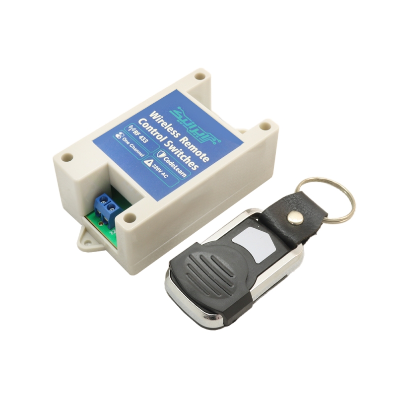ریموت کنترلر تک کاناله صنعتی کد لرن 220 ولت قابدار 433MHz رادیویی ایرانیک