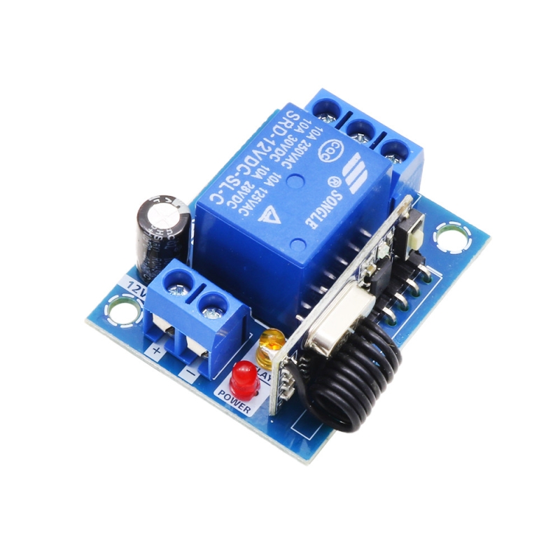 فرستنده گیرنده تک کاناله 433MHz رادیویی با ریموت کد لرن ایرانیک