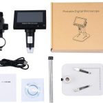 میکروسکوپ دیجیتال 1000X Portable Digital Microscope دارای نمایشگر 4.3 اینچی مدل DM4