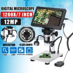 میکروسکوپ دیجیتال پرتابل 1200X مدل DM9 با نمایشگر 7 اینچی