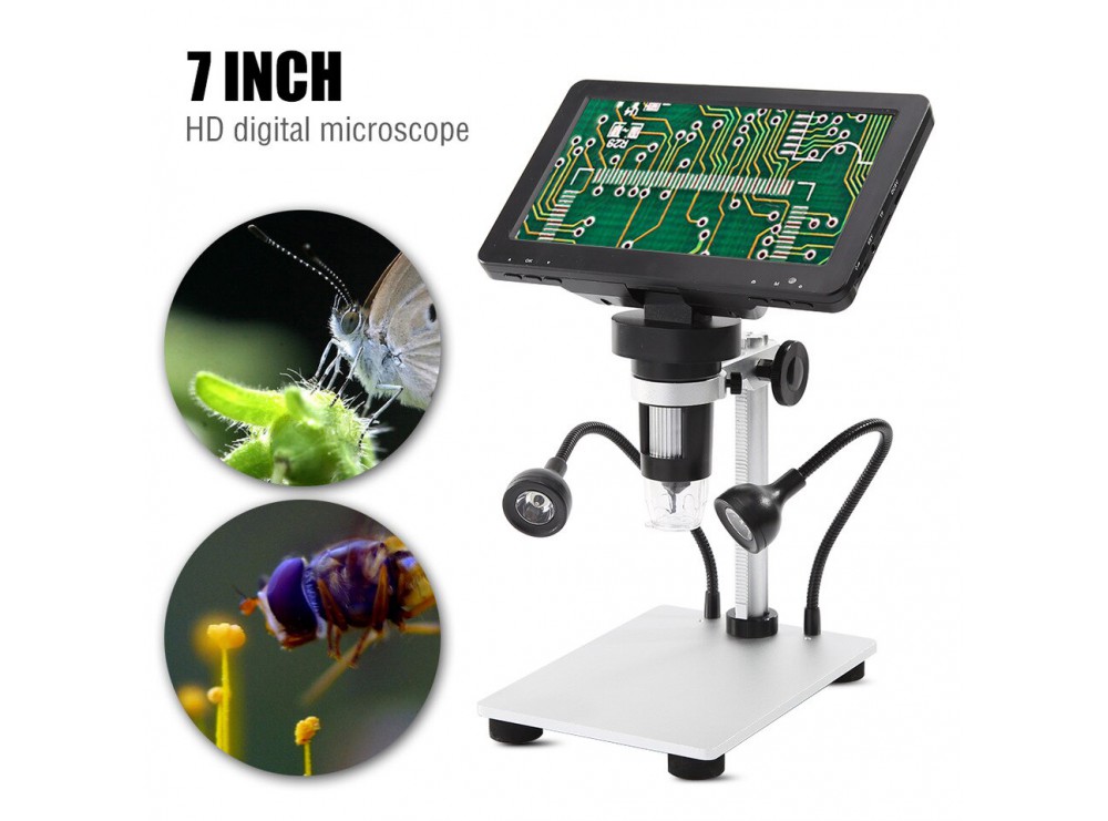 میکروسکوپ دیجیتال پرتابل 1200X مدل DM9 با نمایشگر 7 اینچی