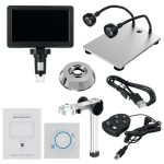 میکروسکوپ دیجیتال پرتابل 1200X مدل DM9 با نمایشگر 7 اینچی