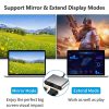 تبدیل 4 کاره همه کاره تایپ سی (هاب 4 پورت HDMI و VGA و USB و PD)