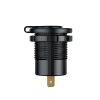 شارژر USB خودرویی روپنلی گرد QC3.0 + Type-C با کلید ON/OFF و نشانگر ولتاژ