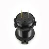 شارژر USB خودرویی روپنلی گرد قرمز QC3.0 + Type-C با نمایشگر ولتاژ و کلید ON/OFF