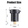 شارژر USB خودرویی روپنلی گرد قرمز QC3.0 + Type-C با نمایشگر ولتاژ و کلید ON/OFF