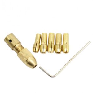 ست سه نظام پنج سر با قطر شافت 2.35mm و سایز مته 0.8mm تا 3mm