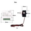 سوئیچ و ماژول اندازه‌گیری انرژی هوشمند TUYA مدل ST-1168 دارای ارتباط WiFi
