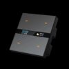 کلید چهار پل هوشمند TUYA مشکی دارای نمایشگر با ارتباط ZigBee مدل M8 PRO