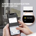 کلید چهار پل هوشمند TUYA مشکی دارای نمایشگر با ارتباط ZigBee مدل M8 PRO