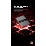 کلید چهار پل هوشمند TUYA مشکی دارای نمایشگر با ارتباط ZigBee مدل M8 PRO